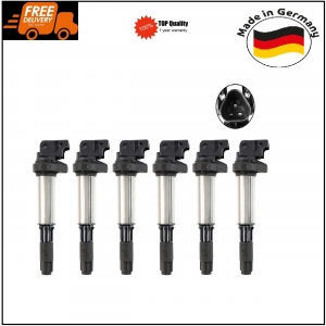 6Pcs Ignition Coils for BMW 1 3 5 Series E46 E91 E92 E93 E39 E63 E83 E53