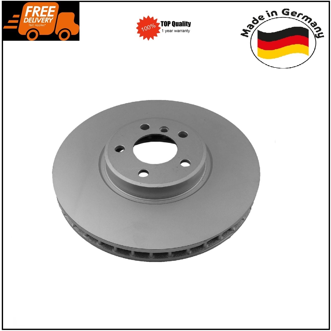 BMW Brake Disc 356mm Front for X5 E53 4.4i 4.6is 4.8is 02-06 34116756847 German Made